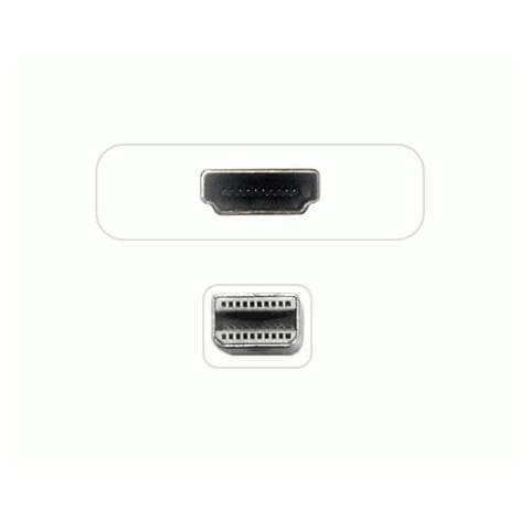 Mini Display Port Adaptercable DisplayPort HDMI Bianco cavo di interfaccia e adattatore - Foto 1